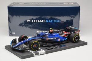 Williams Racing FW45 L. Sargeant United States GP 2023 Minichamps 1:18 117231902 Żywica — zdjęcie 6 z 6