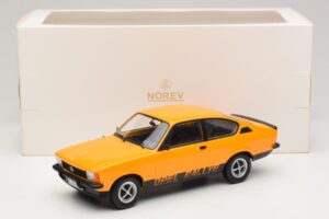 Opel Kadett C Rallye 2.0E Brilliant Ochre Norev 1:18 183659 Metal — zdjęcie 6 z 6