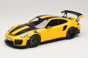 Porsche 911 GT2 RS 991.2 Nurburgring Lap Record Żółty GT Spirit 1:18 GT972 Żywica