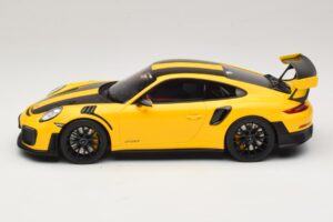 Porsche 911 GT2 RS 991.2 Nurburgring Lap Record Żółty GT Spirit 1:18 GT972 Żywica — zdjęcie 3 z 6