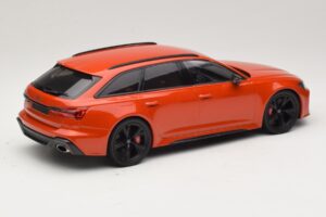 Audi RS6 C8 Avant Pomarańczowy Metaliczny Minichamps 1:18 155018012 Metal — zdjęcie 2 z 6