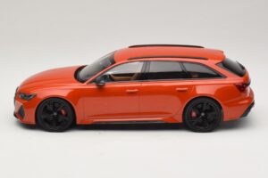 Audi RS6 C8 Avant Pomarańczowy Metaliczny Minichamps 1:18 155018012 Metal — zdjęcie 3 z 6