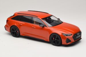 Audi RS6 C8 Avant Pomarańczowy Metaliczny Minichamps 1:18 155018012 Metal — zdjęcie 4 z 6