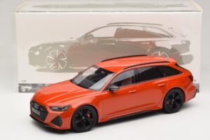 Audi RS6 C8 Avant Pomarańczowy Metaliczny Minichamps 1:18 155018012 Metal — zdjęcie 6 z 6