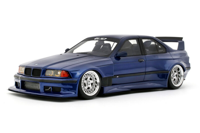 BMW E36 Khyzyl Saleem LTO Turbo Avus Blue Otto 1:18 BMW E36 Khyzyl Saleem LTO Turbo Avus Blue Otto 1:18 OT1174 Żywica