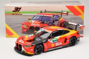 BMW M4 GT3 #31 Schubert Motorsport S. van der Linde Winner DTM Lausitzring 2022 Minichamps 1:18 113222031 Metal — zdjęcie 8 z 8