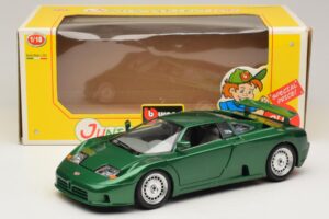Bugatti EB110 Zielony Metaliczny Bburago 1:18 3003 Metal — zdjęcie 8 z 8