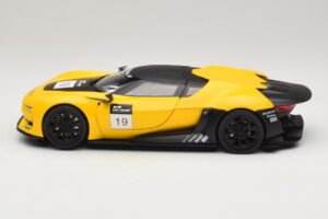Citroen GT Żółty & Czarny Norev 1:18 181609 Metal — zdjęcie 4 z 8