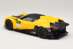 Citroen GT Żółty & Czarny Norev 1:18 181609 Metal — zdjęcie 7 z 8