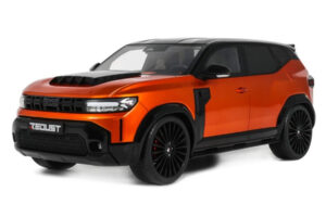 Dacia Duster Mk3 Redust Sport 4x2 Hybrid Metallic Orange Otto 1:18 OT1316 Żywica