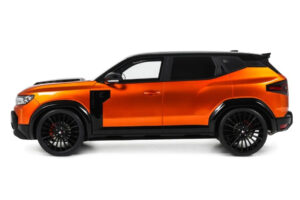 Dacia Duster Mk3 Redust Sport 4x2 Hybrid Metallic Orange Otto 1:18 OT1316 Żywica — zdjęcie 3 z 4