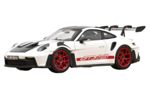 Porsche 911 992 GT3 RS Weissach Package Biały Pyro Red Norev 1:18 Porsche 911 992 GT3 RS Weissach Package Biały Pyro Red Norev 1:18 187373 Metal
