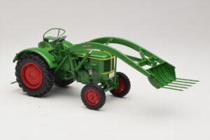 Deutz F2L 514 Traktor Ładowacz Czołowy Zielony Minichamps 1:18 109144071 Metal — zdjęcie 4 z 6