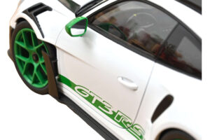 Porsche 911 992 GT3 RS Tribute to Carrera RS Biały Python Green Norev 1:12 127535 Metal — zdjęcie 4 z 4