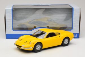 Ferrari Dino 246 GT Żółty MCG 1:18 MCG18168 Metal — zdjęcie 6 z 6