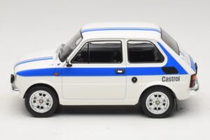 Fiat 126 Castrol Livery Biały Niebieski MCG 1:18 MCG18666 Metal — zdjęcie 3 z 6