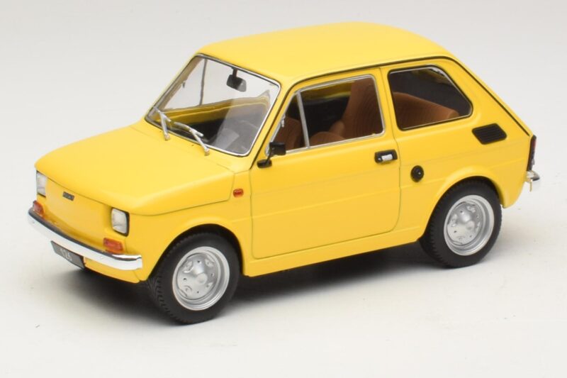 Fiat 126 Żółty MCG 1:18 Fiat 126 Żółty MCG 1:18 MCG18667 Metal