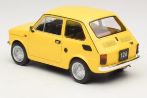 Fiat 126 Żółty MCG 1:18 MCG18667 Metal — zdjęcie 4 z 6