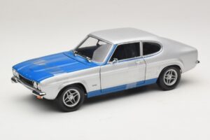 Ford Capri RS2600 Mk1 Silver Blue Minichamps 1:18 150089072 Metal