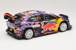 Ford Puma Rally1 #13 G. Munster / L. Louka Rally Monte Carlo 2025 IXO 1:18 18RMC231B Metal — zdjęcie 2 z 6