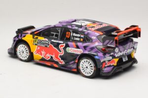 Ford Puma Rally1 #13 G. Munster / L. Louka Rally Monte Carlo 2025 IXO 1:18 18RMC231B Metal — zdjęcie 5 z 6