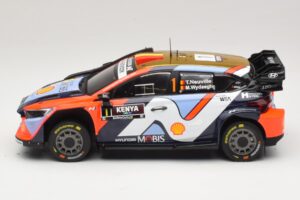 Hyundai i20 N Rally1 #1 T. Neuville / M. Wydaeghe Safari Rally Kenya 2025 IXO 1:18 18RMC247B Metal — zdjęcie 3 z 6