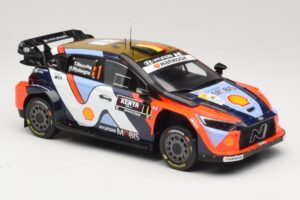 Hyundai i20 N Rally1 #1 T. Neuville / M. Wydaeghe Safari Rally Kenya 2025 IXO 1:18 18RMC247B Metal — zdjęcie 4 z 6