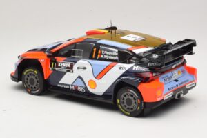 Hyundai i20 N Rally1 #1 T. Neuville / M. Wydaeghe Safari Rally Kenya 2025 IXO 1:18 18RMC247B Metal — zdjęcie 5 z 6