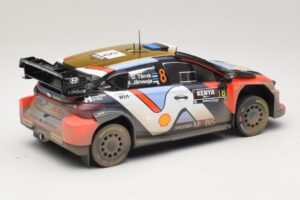 Hyundai i20 N Rally1 #8 O. Tanak / M. Jarveoja Safari Rally Kenya 2025 IXO 1:18 18RMC247A Metal — zdjęcie 2 z 6