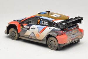 Hyundai i20 N Rally1 #8 O. Tanak / M. Jarveoja Safari Rally Kenya 2025 IXO 1:18 18RMC247A Metal — zdjęcie 5 z 6