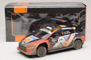 Hyundai i20 N Rally1 #8 O. Tanak / M. Jarveoja Safari Rally Kenya 2025 IXO 1:18 18RMC247A Metal — zdjęcie 6 z 6