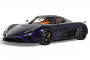 Koenigsegg Regera Fioletowy GT Spirit 1:18 Koenigsegg Regera Fioletowy GT Spirit 1:18 GT973 Żywica
