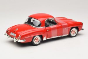 Mercedes 190 SL W121 Coupe Czerwony ERTL 1:18 7465 Metal — zdjęcie 2 z 6