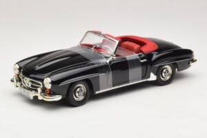 Mercedes 190 SL W121 Roadster Czarny ERTL 1:18 7464 Metal