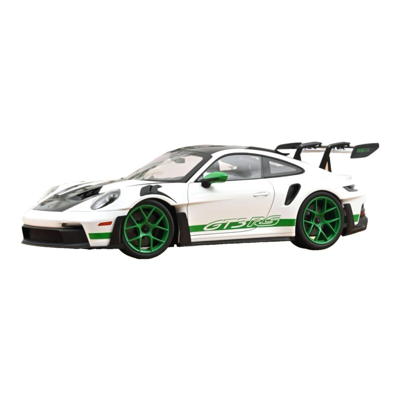 Porsche 911 992 GT3 RS Tribute to Carrera RS Biały Python Green Norev 1:12 127535 Metal
