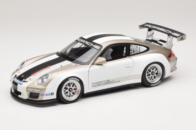 Porsche 911 997 GT3 Cup Biały Z Paskami 2008 Minichamps 1:18 WAP0210130C Metal