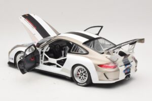 Porsche 911 997 GT3 Cup Biały Z Paskami 2008 Minichamps 1:18 WAP0210130C Metal — zdjęcie 5 z 8