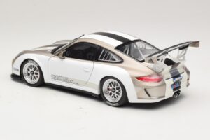 Porsche 911 997 GT3 Cup Biały Z Paskami 2008 Minichamps 1:18 WAP0210130C Metal — zdjęcie 7 z 8