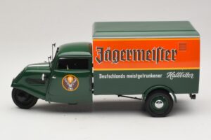 Tempo Hanseat Furgon Jägermeister Minichamps 1:18 150099044 Metal — zdjęcie 4 z 8