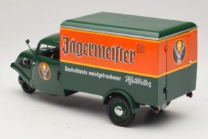Tempo Hanseat Furgon Jägermeister Minichamps 1:18 150099044 Metal — zdjęcie 7 z 8