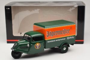 Tempo Hanseat Furgon Jägermeister Minichamps 1:18 150099044 Metal — zdjęcie 8 z 8