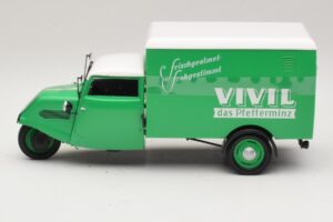 Tempo Hanseat Furgon Vivil Zielony Minichamps 1:18 150099043 Metal — zdjęcie 3 z 6