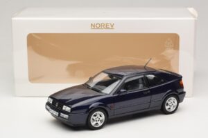 Volkswagen Corrado VR6 Aqua Blue Metallic Edycja Limitowana Norev 1:18 188660 Metal — zdjęcie 8 z 8