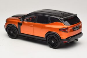 Dacia Duster Mk3 Redust Sport 4x2 Hybrid Metallic Orange Otto 1:18 OT1316 Żywica — zdjęcie 5 z 6