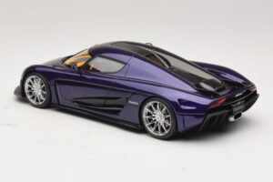 Koenigsegg Regera Fioletowy GT Spirit 1:18 GT973 Żywica — zdjęcie 5 z 6
