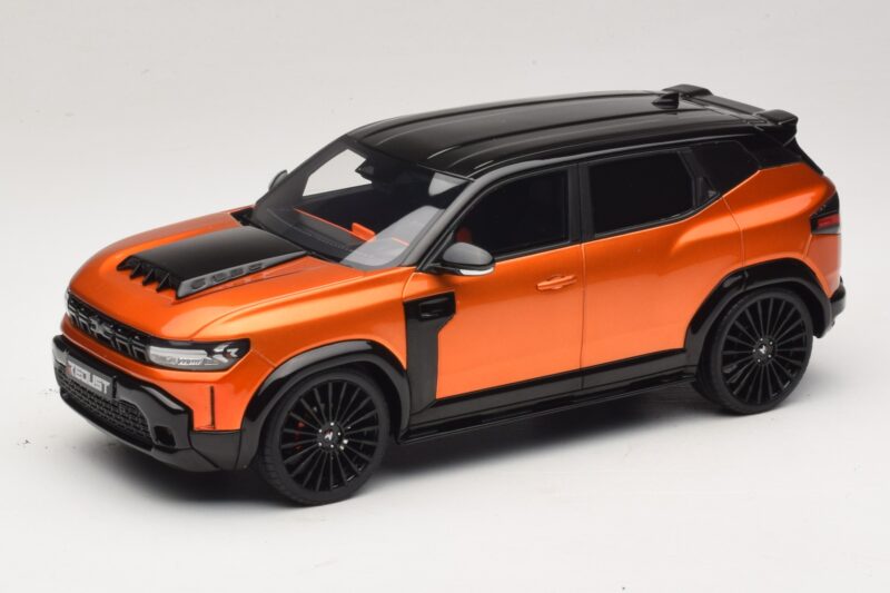 Dacia Duster Mk3 Redust Sport 4x2 Hybrid Metallic Orange Otto 1:18 OT1316 Żywica