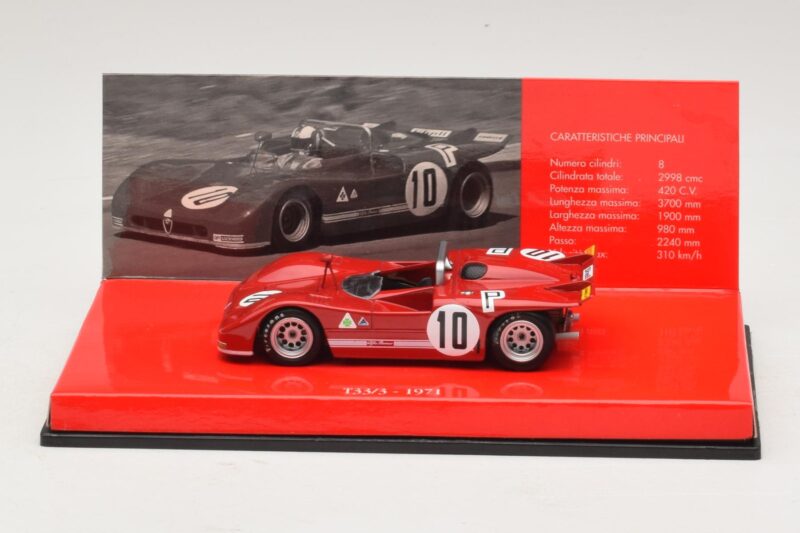 Alfa Romeo T33/3 #10 R. Stommelen / N. Galli ADAC 1000km Nurburgring 1971 Minichamps 1:43 436711210 Metal