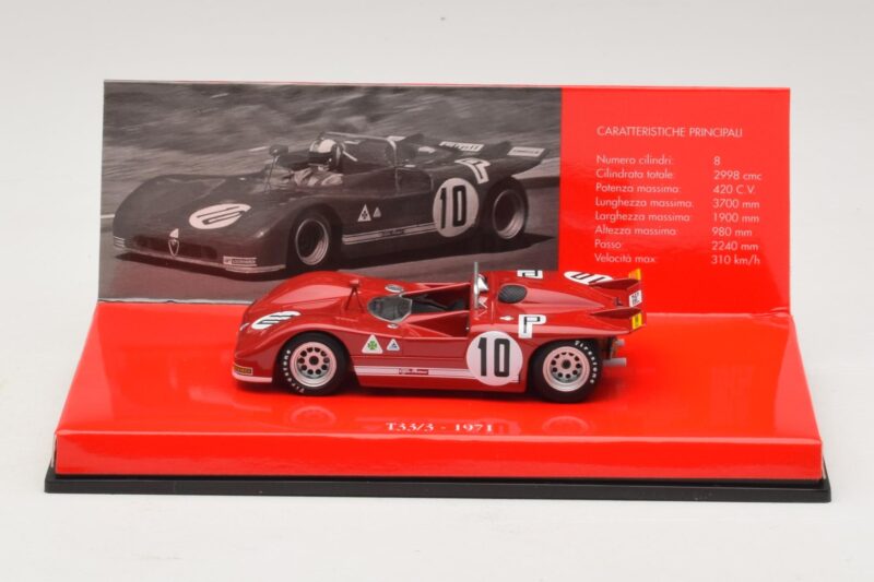 Alfa Romeo T33/3 #10 R. Stommelen / N. Galli ADAC 1000km Nurburgring 1971 Bez Zewnętrznego Pudełka Minichamps 1:43 Alfa Romeo T33/3 #10 R. Stommelen / N. Galli ADAC 1000km Nurburgring 1971 Bez Zewnętrznego Pudełka Minichamps 1:43 436711210-