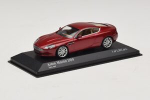 Aston Martin DB9 Czerwony Metalik Minichamps 1:43 400137340 Metal — zdjęcie 2 z 4