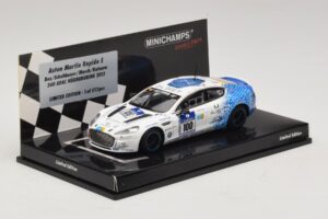 Aston Martin Rapide S #100 Bez / Schubauer 24 Hours of Nurburgring 2013 Minichamps 1:43 437131300 Metal — zdjęcie 2 z 5